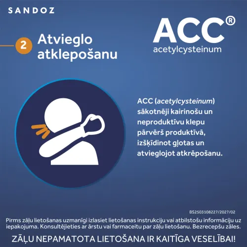 ACC 600mg putojošās tabletes, 6 gab. - Produkta attēls 3