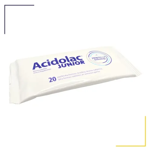 ACIDOLAC® Junior ar zemeņu garšu tabletes, 20 gab. - Produkta attēls 2