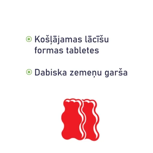 ACIDOLAC® Junior ar zemeņu garšu tabletes, 20 gab. - Produkta attēls 4