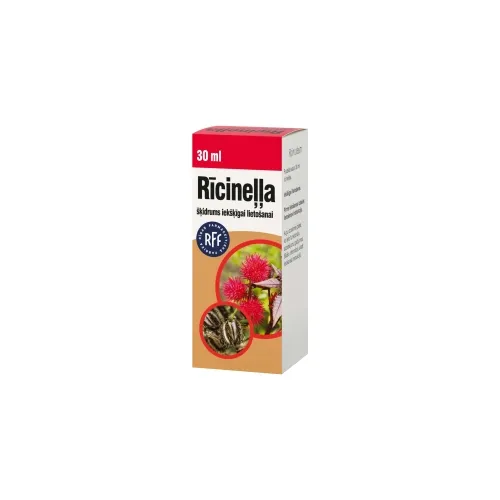 Product image of RFF Rīcineļļa (iekšīgi lietojama), 30 ml