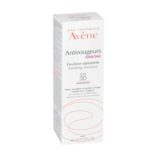 AVENE Antirougeurs SPF30 nomierinoša emulsija, 40ml - Produkta attēls 1