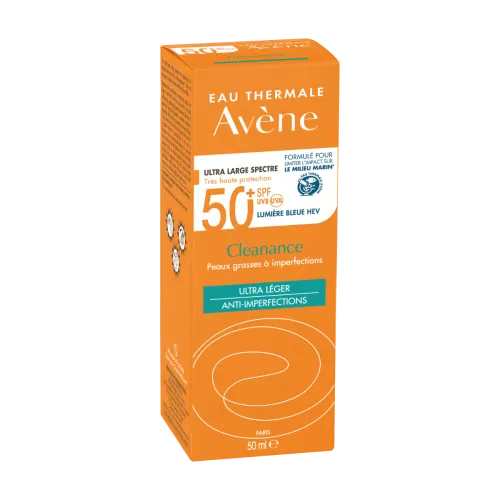 AVENE Sun Cleanance SPF50+ emulsija taukainai sejas ādai, 50ml - Produkta attēls 2