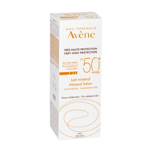 AVENE Sun SPF50+ minerālu losjons, 100ml - Produkta attēls 1