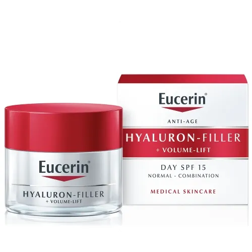 EUCERIN Hyaluron-Filler + Volume Lift SPF15 dienas krēms normālai līdz