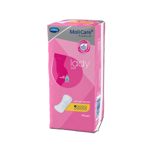 MOLICARE Prem Lady Pad ieliktņi (1 pile), 14 gab - Produkta attēls 