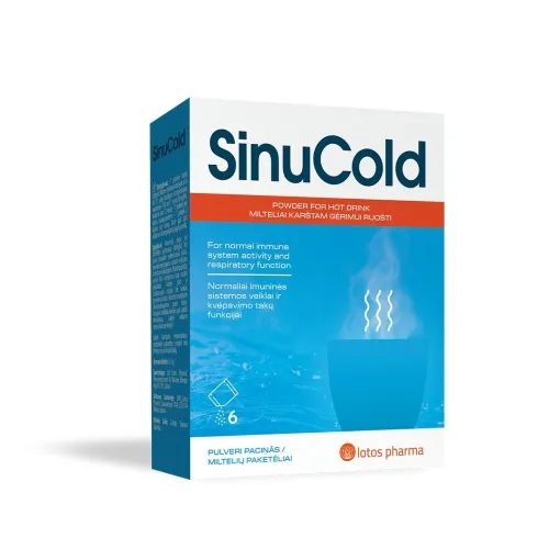 SINUCOLD pulveris paciņās, 6 gab - Produkta attēls 