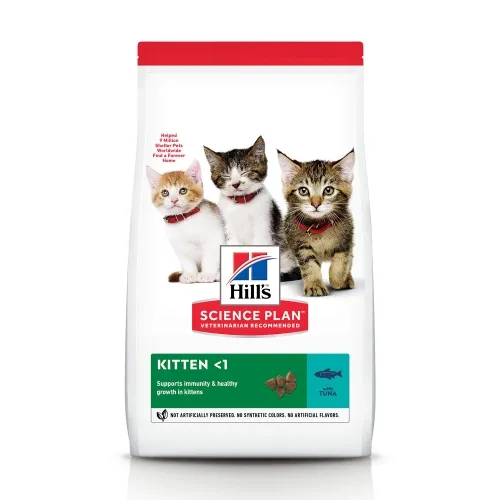 Hills kaķēnu sausā barība tuncis 300g - Produkta attēls 