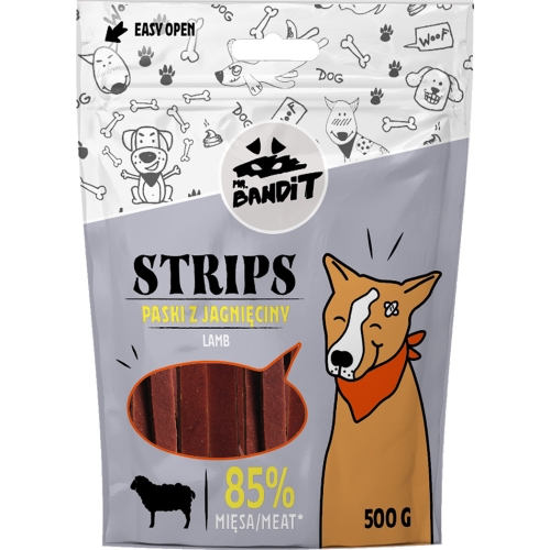 MR.BANDIT STRIPS JĒRA STRĒMELES 500G - Produkta attēls 
