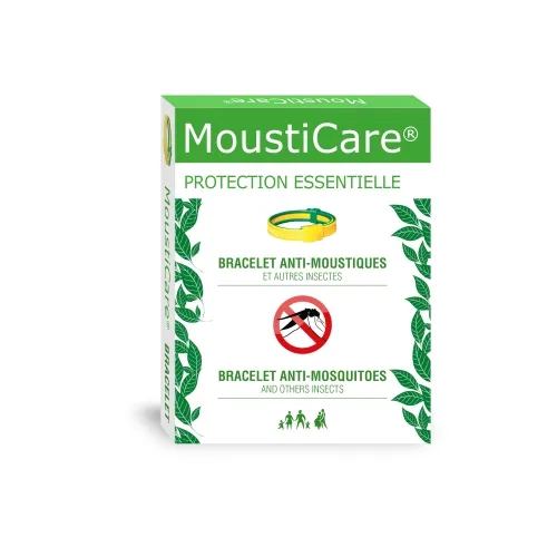 MOUSTICARE Pretodu-ērču aproce (dzeltena) - Produkta attēls 3