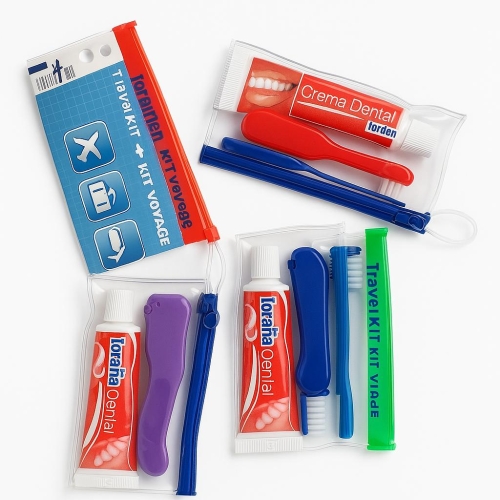 FORAMEN Travel Bag (zobu pasta 25 ml + zobu diegs 10 m + zobu birste); - Produkta attēls 