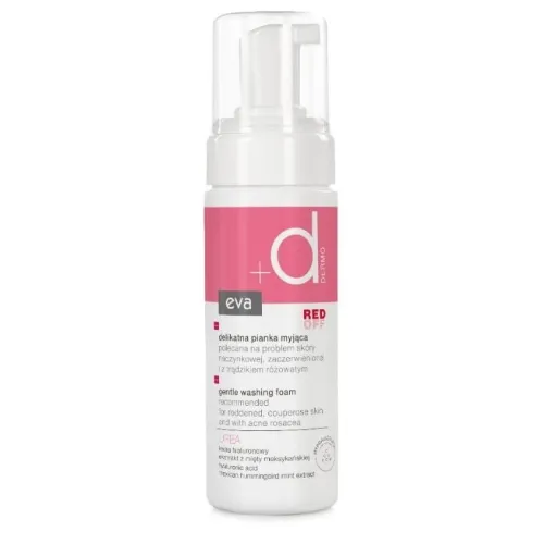 Product image of EVA DERMO Red Off attīrošas putas kuperozai sejas ādai, 150 ml