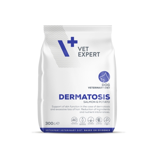 4T VD SUŅU DERMATOSIS SAUSĀ B AR LASI 300G - Produkta attēls 