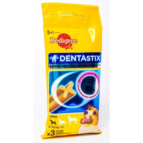 Product image of PEDIGREE SUŅU DENTASTIX KAULIŅŠ S 3GAB. 45G