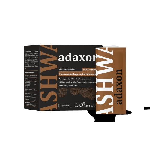 Product image of ASHWA ADAXON pulveris paciņās, 28 gab