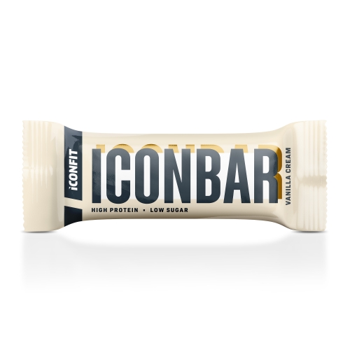 ICONFIT Iconbar Vanilla Cream proteīna batoniņš, 45 g.