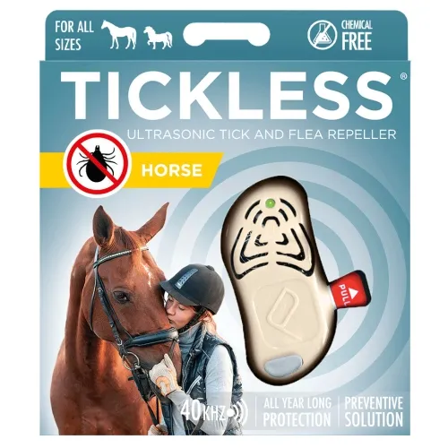 Tickless Horse ultraskaņas repelenta ierīce, bēša