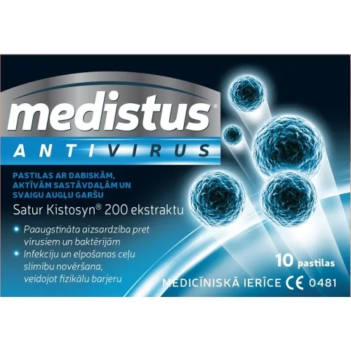 MEDISTUS® Antivirus pastilas, 10 gab