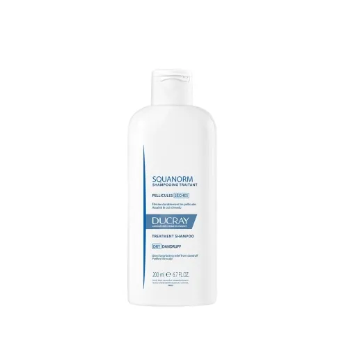 DUCRAY Squanorm šampūns sausām blaugznām, 200ml - Produkta attēls 