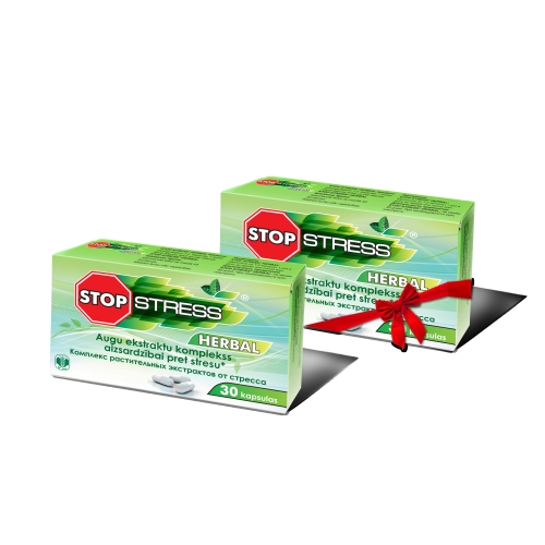 Product image of STOP-STRESS Herbal (1+1), 30 gab