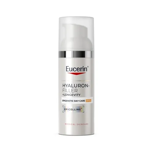 Eucerin Hyaluron-Filler + Longevity Epigenetic dienas krēms sejai ar S - Produkta attēls 