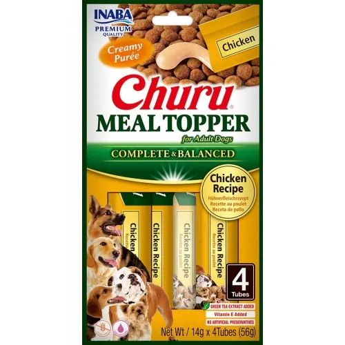 Churu Meal Topper mērce suņiem, vista 56g (14gx4) N12 - Produkta attēls 