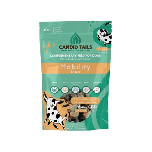 Candid Tails CBD Mobility papildbarība suņiem 100g - Produkta attēls 