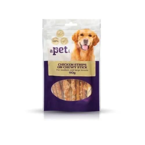 APETI VISTAS STRĒMELES UZ KOŠĻ. NŪJIŅĀM SUŅIEM 90G - Produkta attēls 