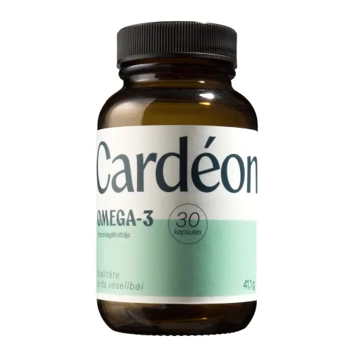 CARDEON Omega-3 kapsulas, 30 gab - Produkta attēls 