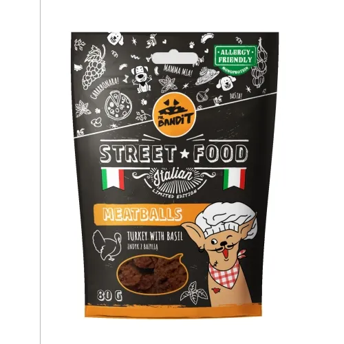 MR.BANDIT STREET FOOD GAĻAS BUMBIŅAS AR TĪTARU UN BAZILIKU 80G - Produkta attēls 