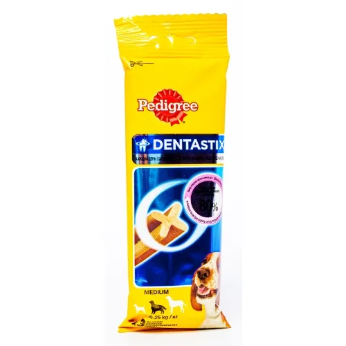 Product image of PEDIGREE SUŅU DENTASTIX KAULIŅŠ M 3GAB.