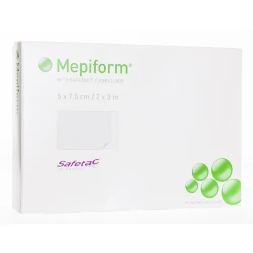 Product image of MEPIFORM 5 x 7,5cm, sterils pārsējs, 5 gab.