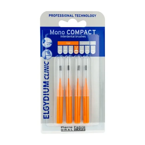 Product image of ELGYDIUM Clinic Monocompact starpzobu birstītes (oranžas), 1.2 mm