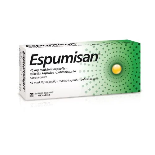 Product image of ESPUMISAN 40MG KAPSULAS N50