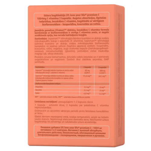 LYL premium C, 30 kapsulas - Produkta attēls 1