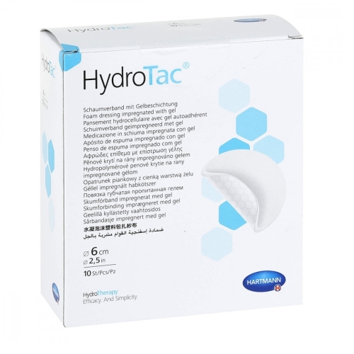 HYDROTAC Round brūču pārsējs (6 cm), 1 gab - Produkta attēls