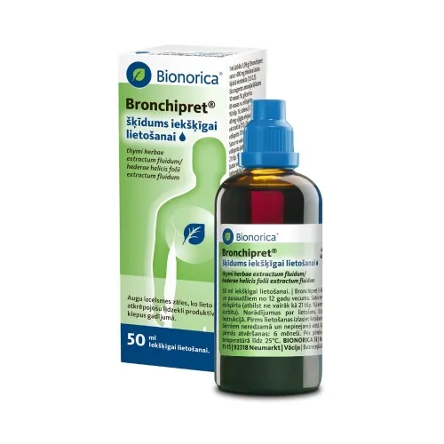 BRONCHIPRET ŠĶĪDUMS 50ML - Produkta attēls 