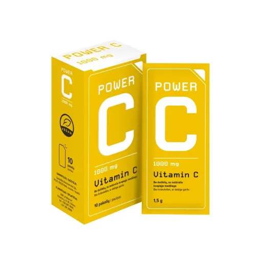 POWER C 1000 mg paciņas, 10 gab.