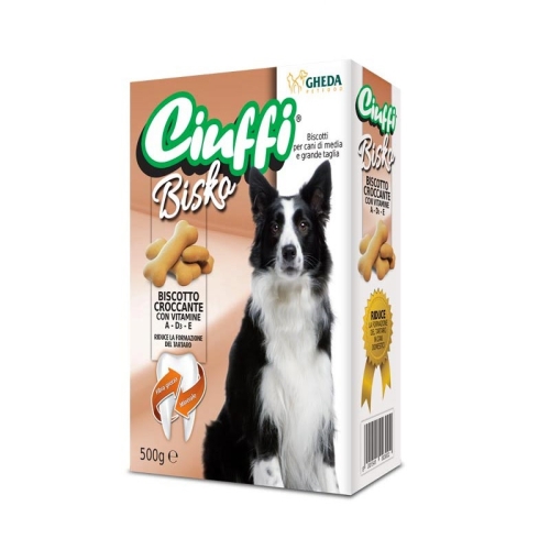 CIUFFI SUŅU CEPUMI BISKO 500G - Produkta attēls