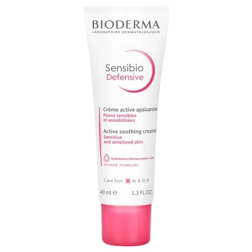 BIODERMA Sensibio Defensive aktīvs nomierinošs krēms, 40 ml