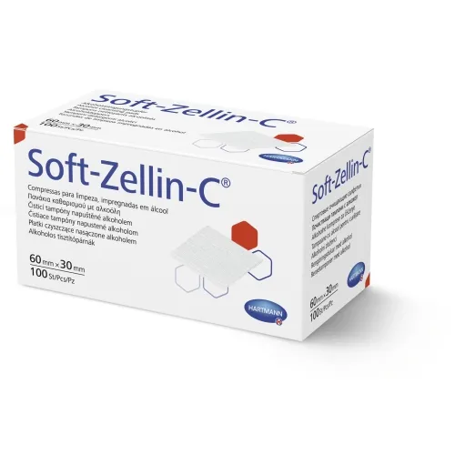 SOFT-ZELLIN salvetes 6 x 3 cm, 100 gab - Produkta attēls 