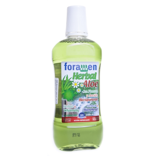 FORAMEN MOUTH WASH HERB ALOE 500ML;009 (whitening) - Produkta attēls