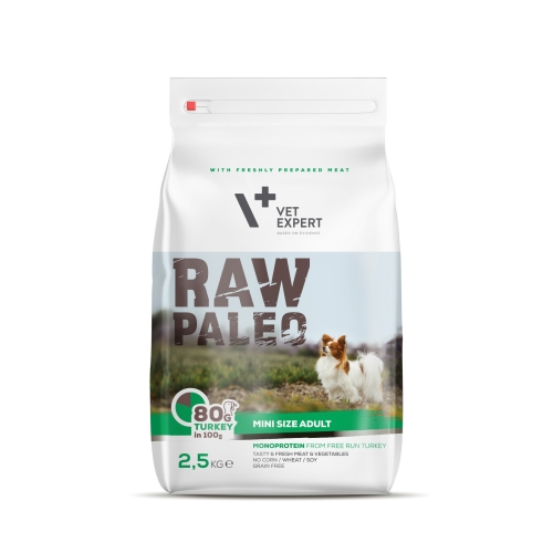 RAW PALEO SUŅU SAUSĀ B MINI TĪTARS 2.5KG - Produkta attēls 