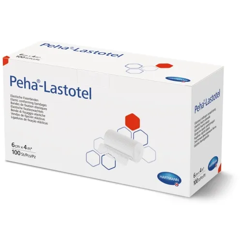 PEHA-LASTOTEL elastīga marles saite, 6 cm x 4 m