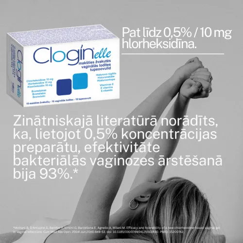 CLOGIN Elle svecītes maksts infekcijām, 10 gab. - Produkta attēls 1