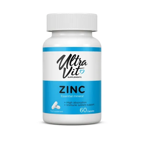ULTRAVIT Zinc kapsulas, 60 gab - Produkta attēls 