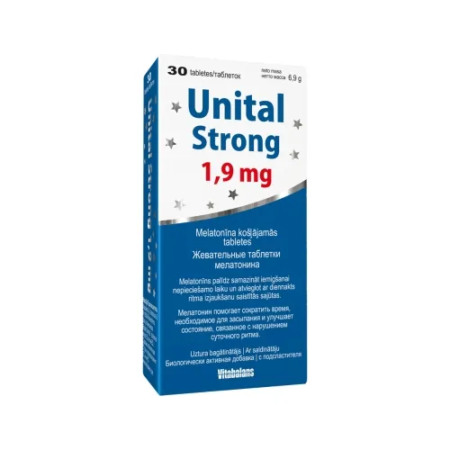 Product image of Unital Strong 1,9 mg tabletes, 30 gab