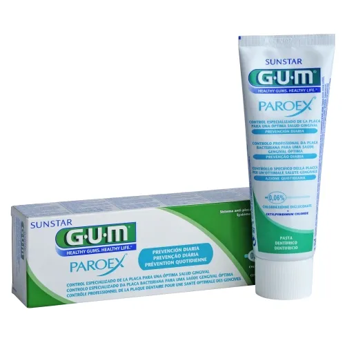 Product image of GUM® Paroex zobu pasta 0,06% CHX + CPC, 75 ml