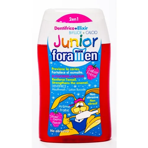 FORAM. Z.P.2in1 JUNIOR TOOTHPASTE+MOUTHWASH 100ML(315) - Produkta attēls 