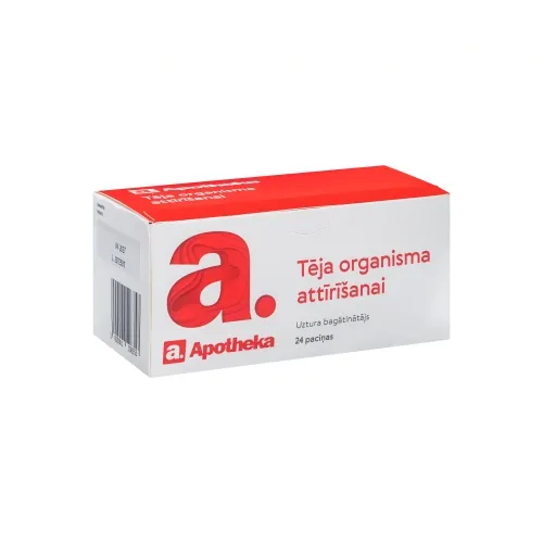 APOTHEKA tēja organisma attīrīšanai, 24 pac.