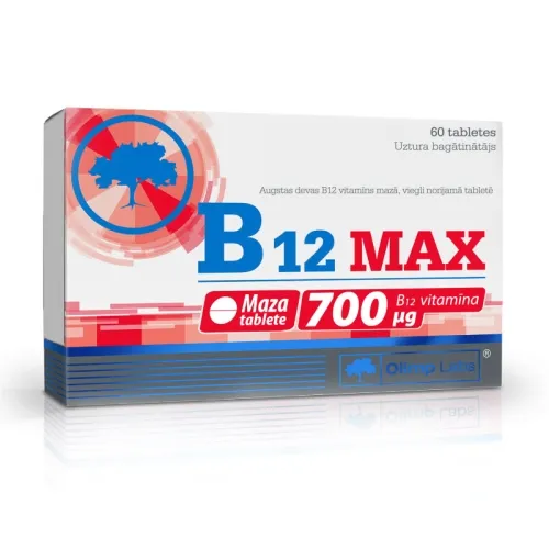 OLIMPLABS VIT B12 MAX 700MCG TBL N60 - Produkta attēls